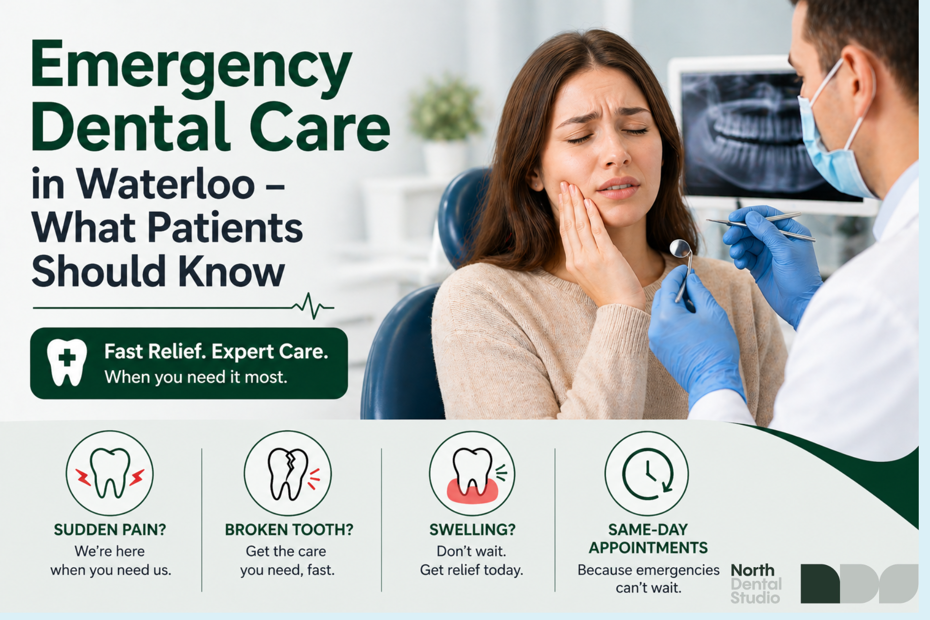 Emergency Dentist Waterloo: What to Do in a Dental Emergency